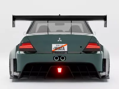 Mitsubishi Lancer Evolution  3D model