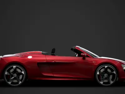 Audi R8 V10 Spyder 2016 3D model