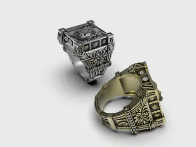 Jesus ring 3D print model purchase