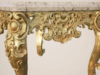 Rococo-styled Coffee Table 3D model