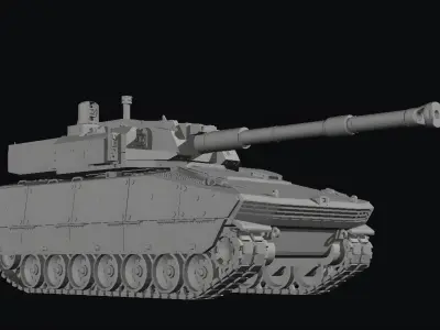 Otokar tulpar medium tank 3D print model