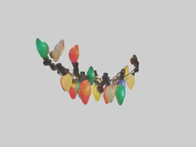 Holiday Lights model Low-poly 3D model