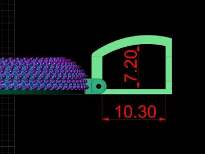 Luxury Full Diamond Circle Pendant 3D print model