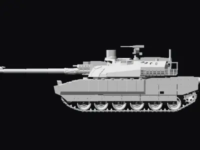 Leclerc mbt UAE version 3D print model