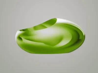 Modern Sleek Oval Vase 3D print model