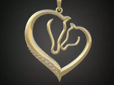 My Exclusive Pendant  3D 0038 printable model12ol 3D print model
