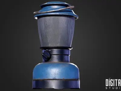 Lantern Low-poly 3D model