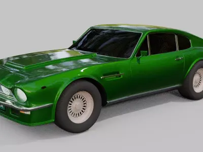 Aston Martin V8 Vantage 1987 3D model