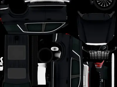 HYUNDAI PALISADE LOWPOLY Low-poly 3D model
