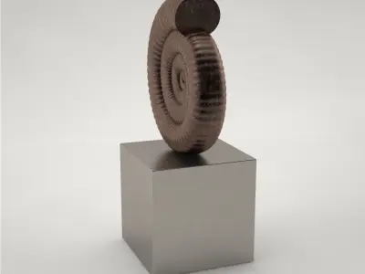 Lomont Fossils Sculpture Free 3D model