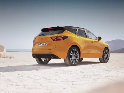 Luxury SUV unbranded 3D model