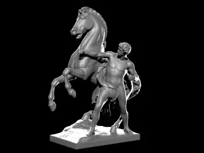 Horse Sculpture 3D print model