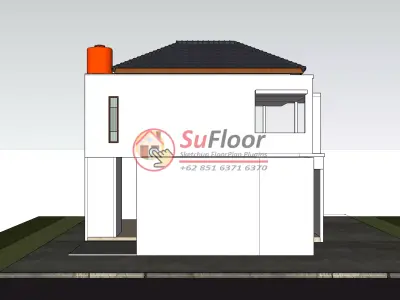 House 10x9m code 653 - Sketchup 3D model 3D model 3D model