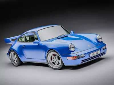 Porsche 911 964 Turbo 1992 3D model