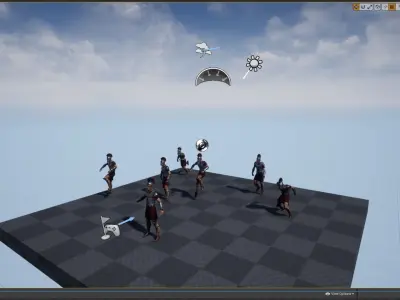 ROMAN Legioner Low-poly 3D model