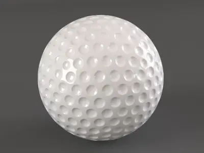 Plastic Golf Ball 3D model