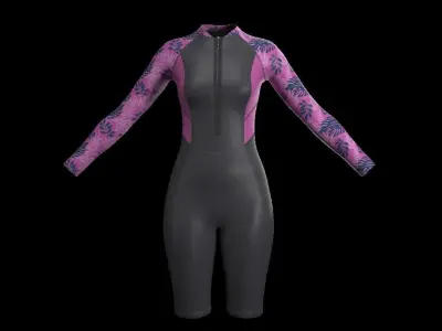 Wetsuits Swimsuits 3D 3D model