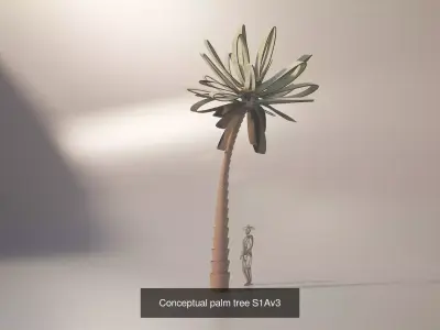 Collection of conceptual palm trees S1