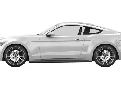 Mustang 50th Anniversary Edition 2015 3D model