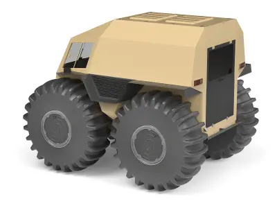 Cross country vehicle 3D model