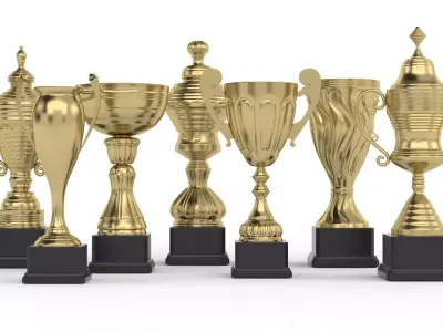 Trophy Cups 3D model 89