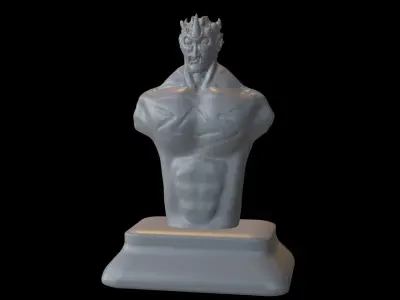 Demon Statue Free 3D model