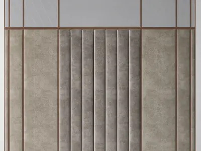 Wall panel 3d models collection 10 pieces