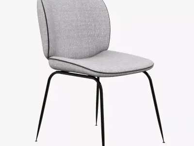 Modern fabric chair 3D model