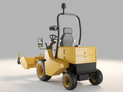 JCB-FM30 3D Model bulldozer 3D model