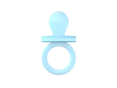 Pacifiers Decoration v1 005 Low-poly 3D model