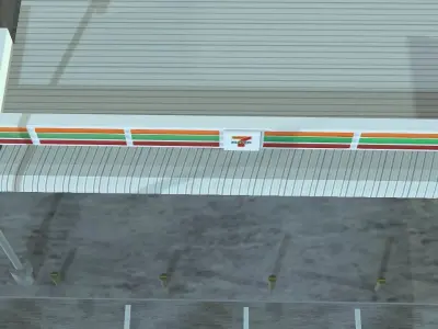 store in from Thailand 7-11 3D model