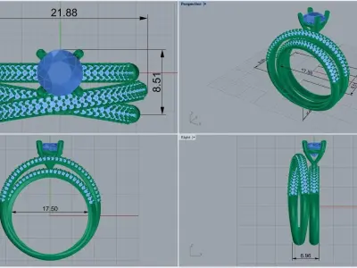 ring code 37 3D print model
