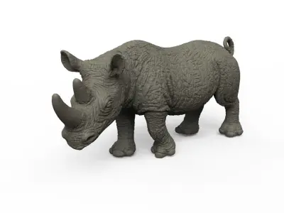 RHINO rhinoceros Low-poly 3D model purchase