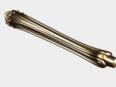 Carved decor for cnc 74 3D model