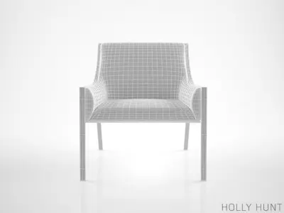 Holly Hunt Aileron Lounge Chair 3D model