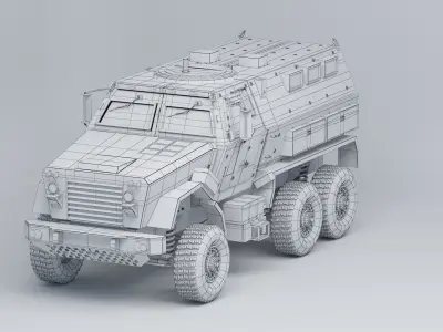 2007 BAE systems Caiman CMTV 3D model