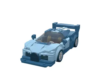 MocBricks3D - MK27001 - Bugatti Vision GT 3D print model