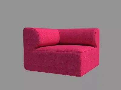 Single Sofa Chair 3D model
