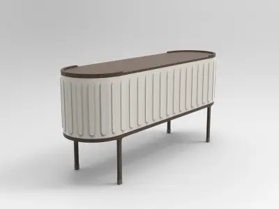 Dia Sideboard Low-poly 3D model