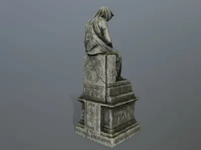 statue 1 Low-poly 3D model