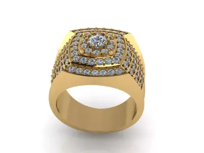 Man Wedding Ring 3D print model purchase