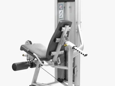Life Fitness Optima Series Leg Exte 3D model