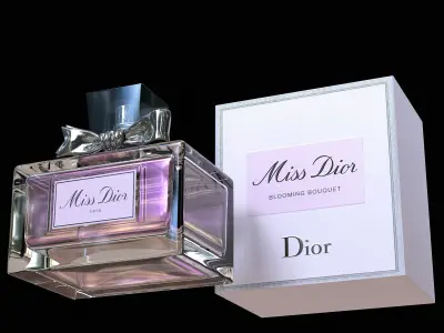 Miss Dior Eau de Parfum Low-poly 3D model