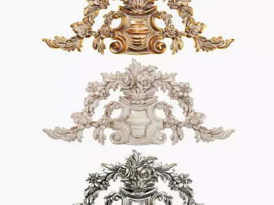 Classic carved 177 3D model