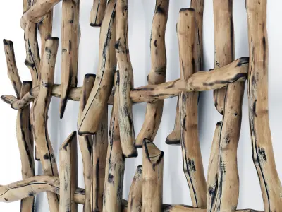 Branch log old decor constraction n1 3D model