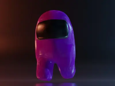 Among Us - All Colored Characters - Rigged Free low-poly 3D model