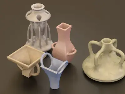 Ceramic jar 3D model