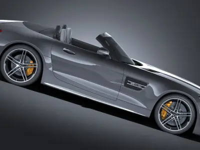 Mercedes AMG GT C Roadster 2017 3D model