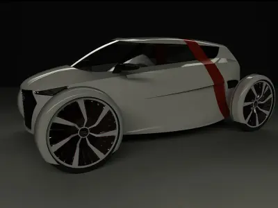 AUDI ELECTRIC CAR  3D model