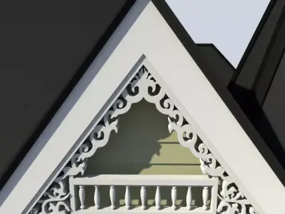Gable Decoration 1 3D model